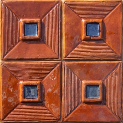 ASK 5723 Moorish enameled cuenca tiles